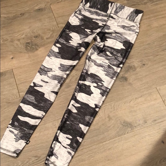 Terez Pants - Terez black and white camo leggings